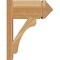 Ekena Millwork Legacy Arts & Crafts Rough Sawn Outlooker, Western Red Cedar, 8"W x 16"D x 20"H OUT08X16X20LEC03RWR - alternate 2